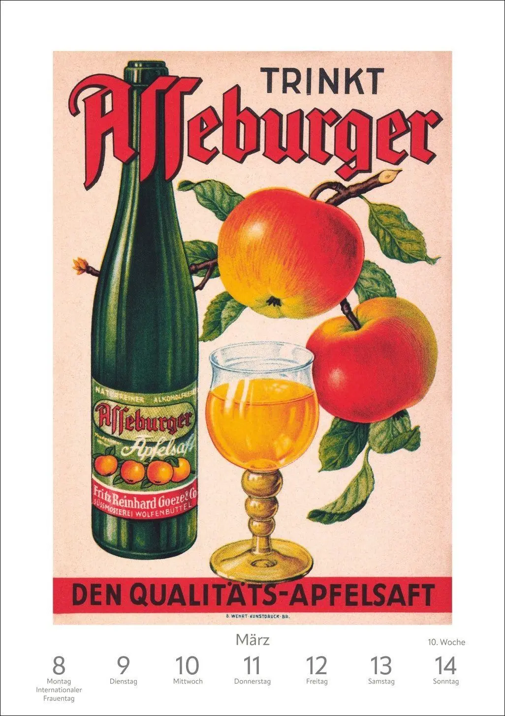 Bild: 9783840039522 | Alles Reklame! Wochen-Kulturkalender 2027 - 53 nostalgische...