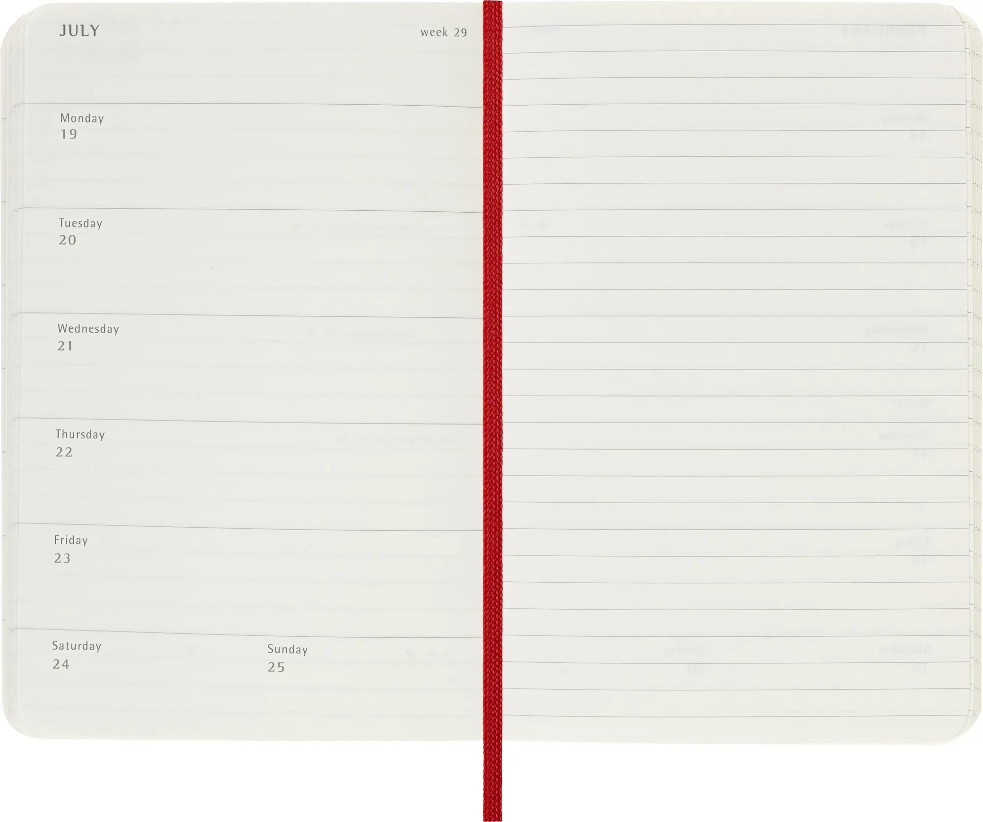 Bild: 8056999279622 | Moleskine 12 Monate Wochen Notizkalender 2027, Pocket/A6, 1 Wo = 1...