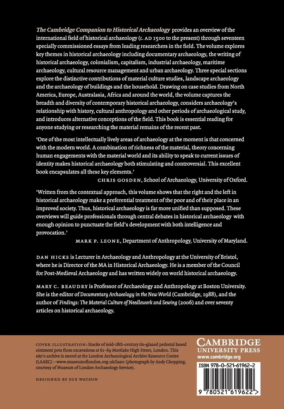 Rückseite: 9780521619622 | The Cambridge Companion to Historical Archaeology | Dan Hicks (u. a.)