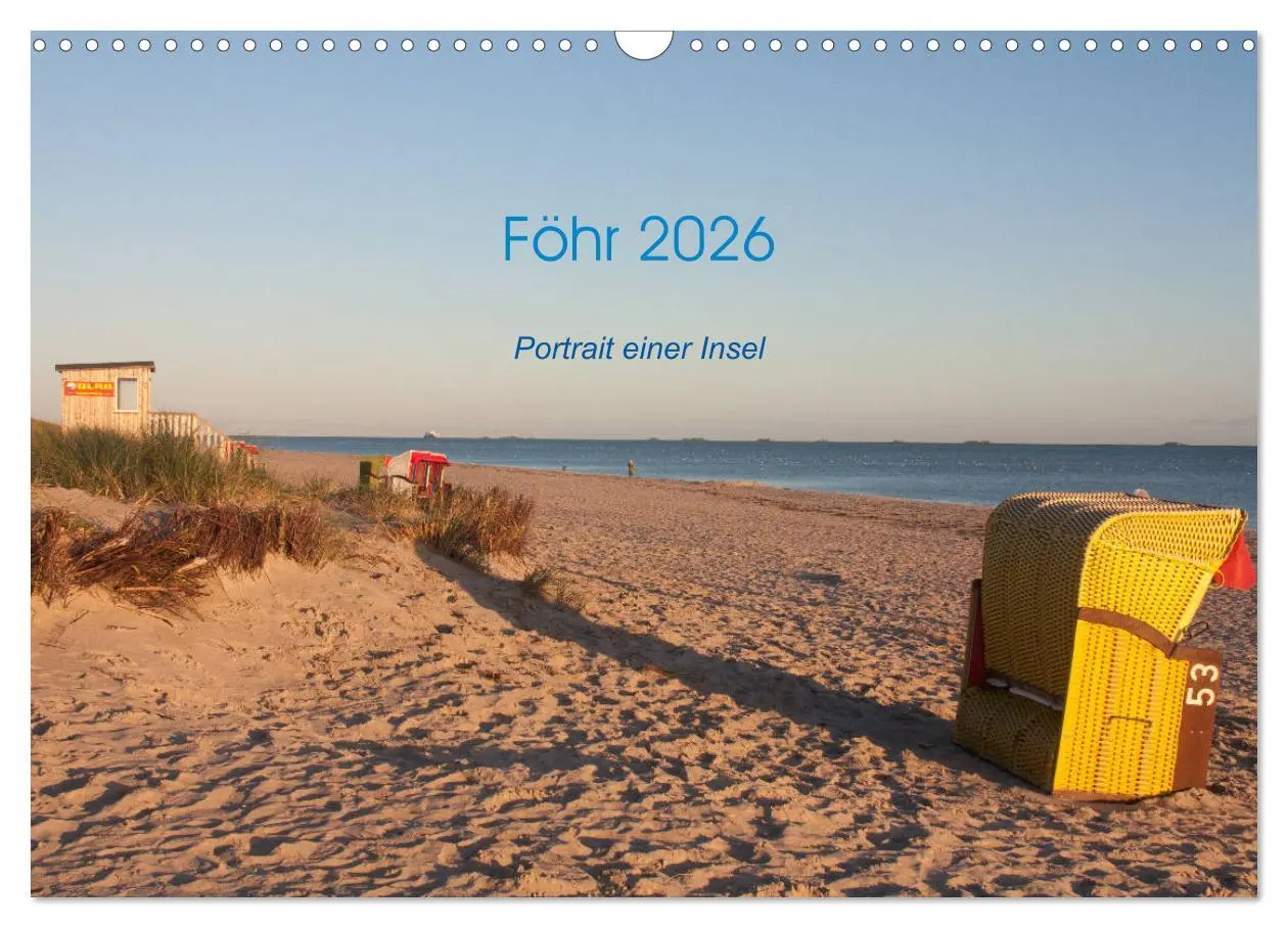 Cover: 9783516159622 | Föhr 2026. Porträt einer Insel (Wandkalender 2026 DIN A3 quer),...
