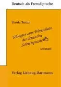Cover: 9783922989622 | Übungen zum Wortschatz der deutschen Schriftsprache. Lösungsbuch