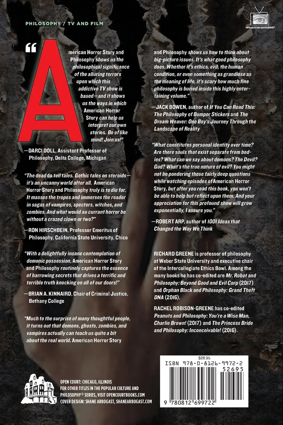 Rückseite: 9780812699722 | American Horror Story and Philosophy | Life Is But a Nightmare | Buch