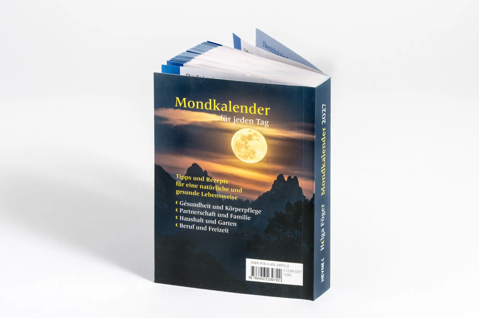 Bild: 9783453239722 | Mondkalender für jeden Tag 2027 | Helga Föger | Kalender | 400 S.