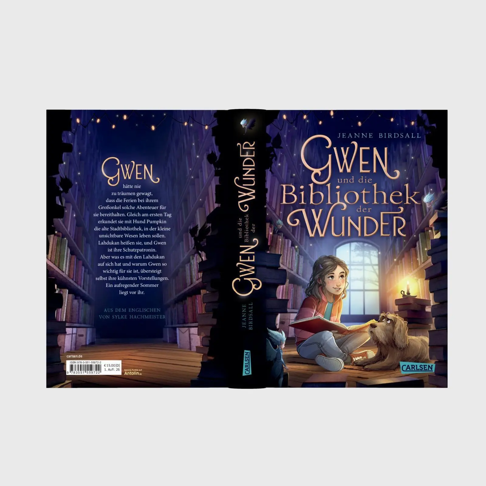 Bild: 9783551559722 | Gwen und die Bibliothek der Wunder | Jeanne Birdsall | Buch | 352 S.