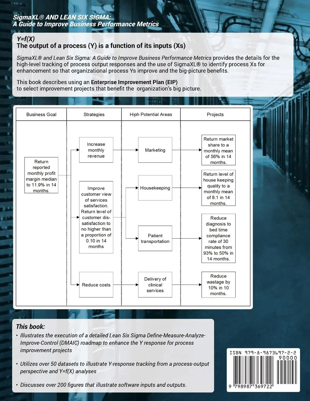 Rückseite: 9798987369722 | SigmaXL® and Lean Six Sigma | Forrest Breyfogle (u. a.) | Taschenbuch