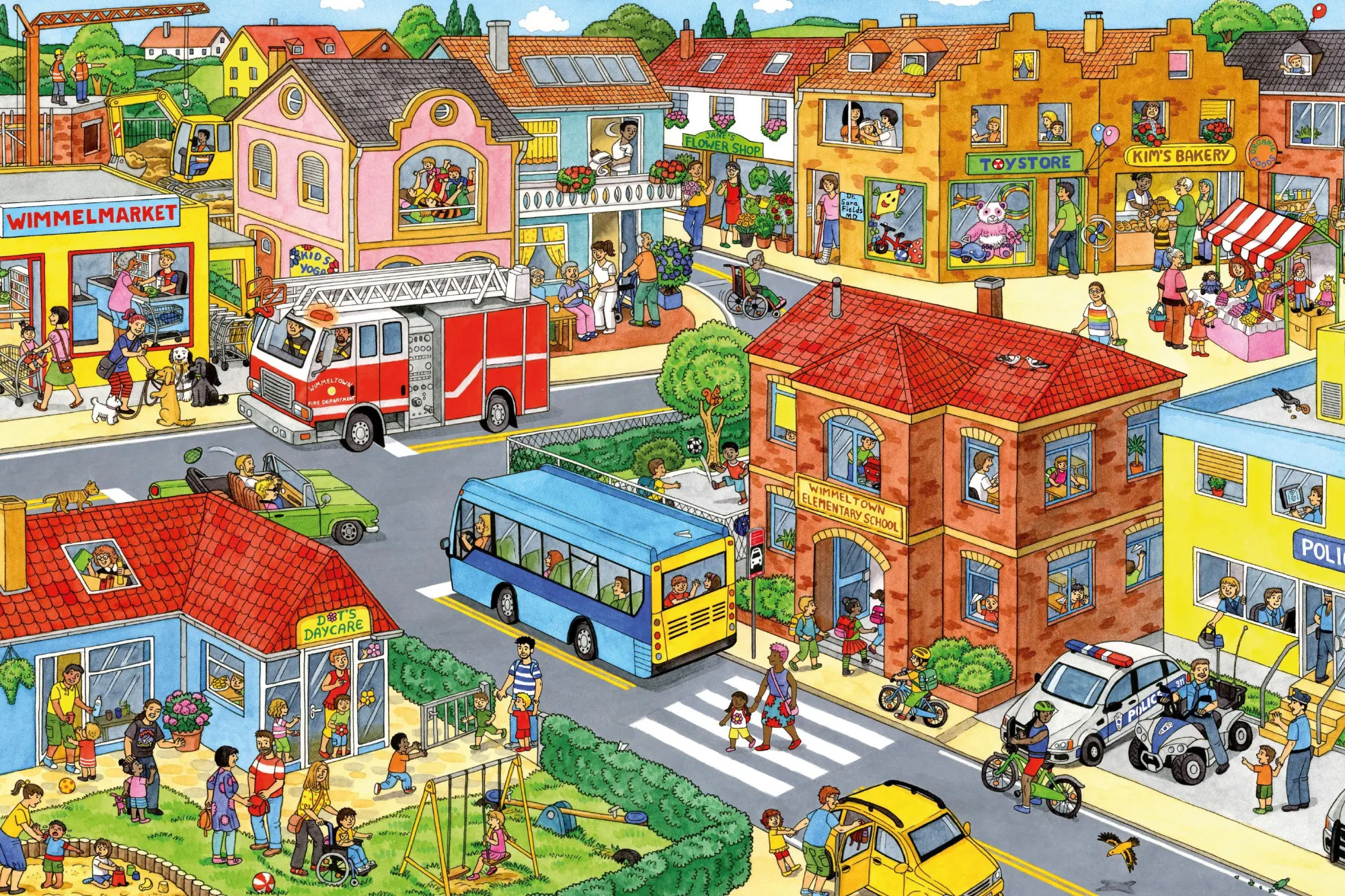 Bild: 9781615199822 | My Little Wimmelbook(r) - My Busy Day | Caryad | Buch | Englisch