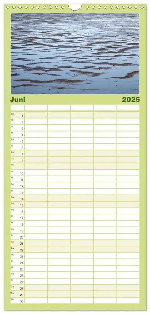 Bild: 9783457119822 | Familienplaner 2025 - Dänemarks Nordseeküste mit 5 Spalten...