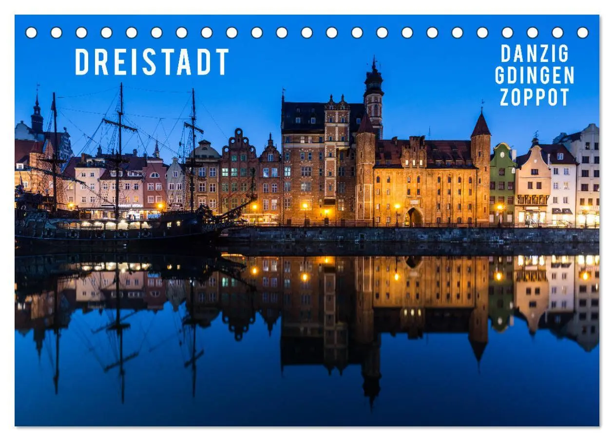 Cover: 9783457809822 | Dreistadt - Danzig, Gdingen, Zoppot (Tischkalender 2026 DIN A5...