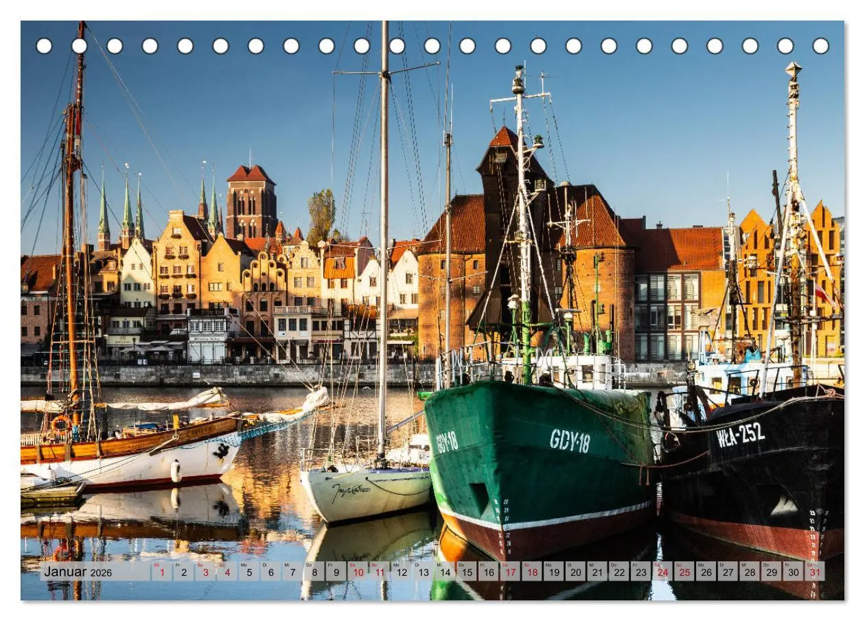 Bild: 9783457809822 | Dreistadt - Danzig, Gdingen, Zoppot (Tischkalender 2026 DIN A5...