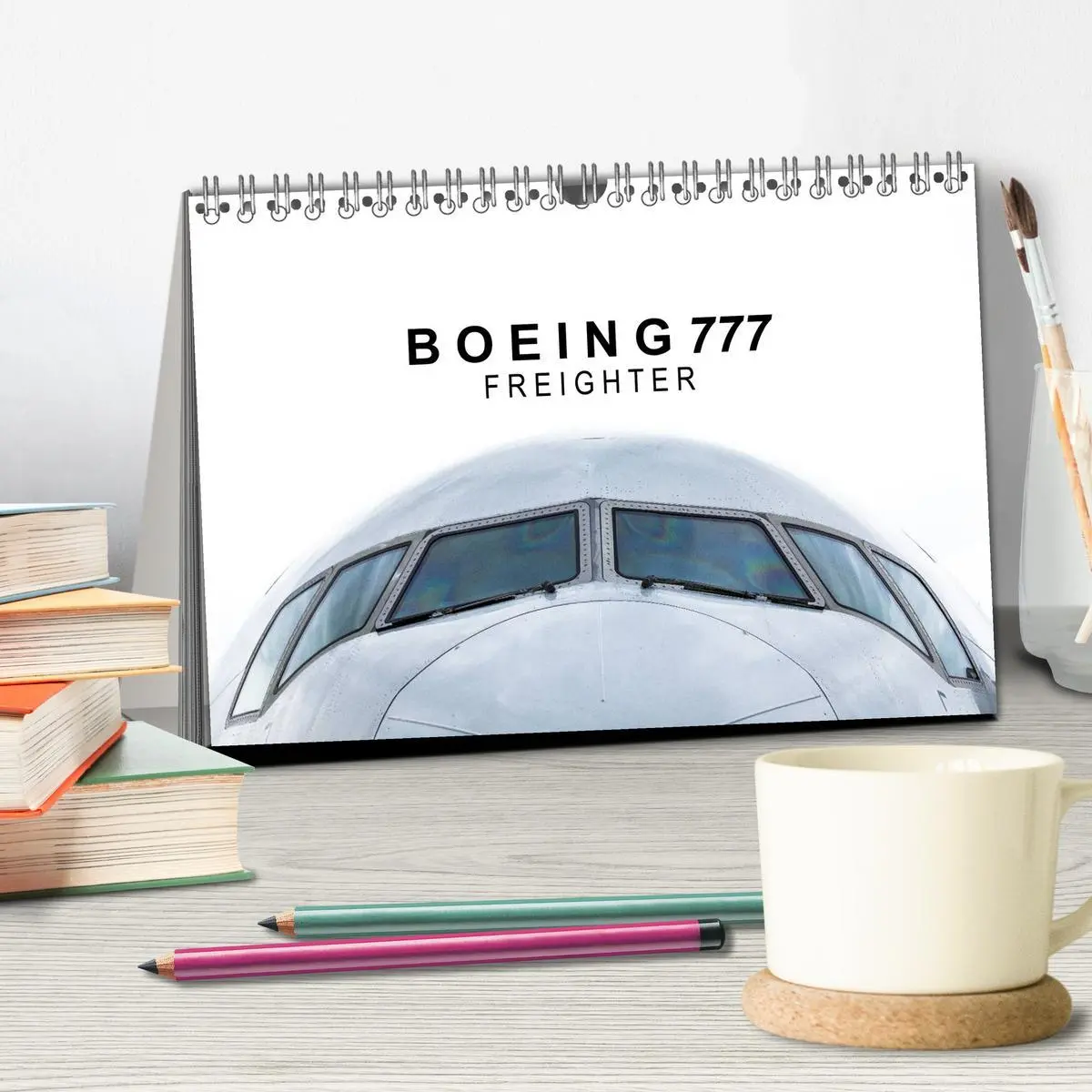 Bild: 9783516069822 | Boeing 777 Freighter (Tischkalender 2026 DIN A5 quer), CALVENDO...