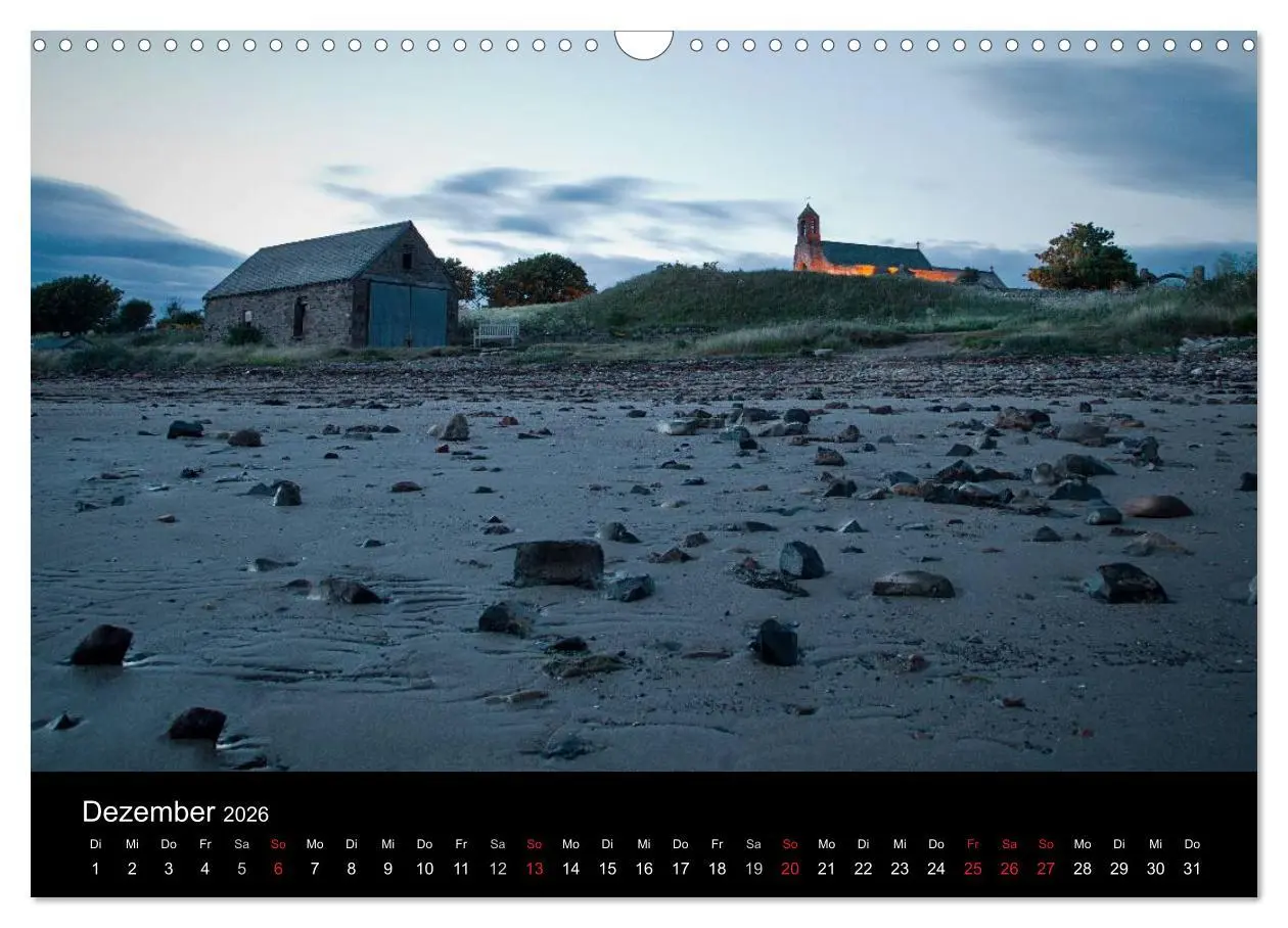 Bild: 9783516139822 | Holy Island - England (Wandkalender 2026 DIN A3 quer), CALVENDO...