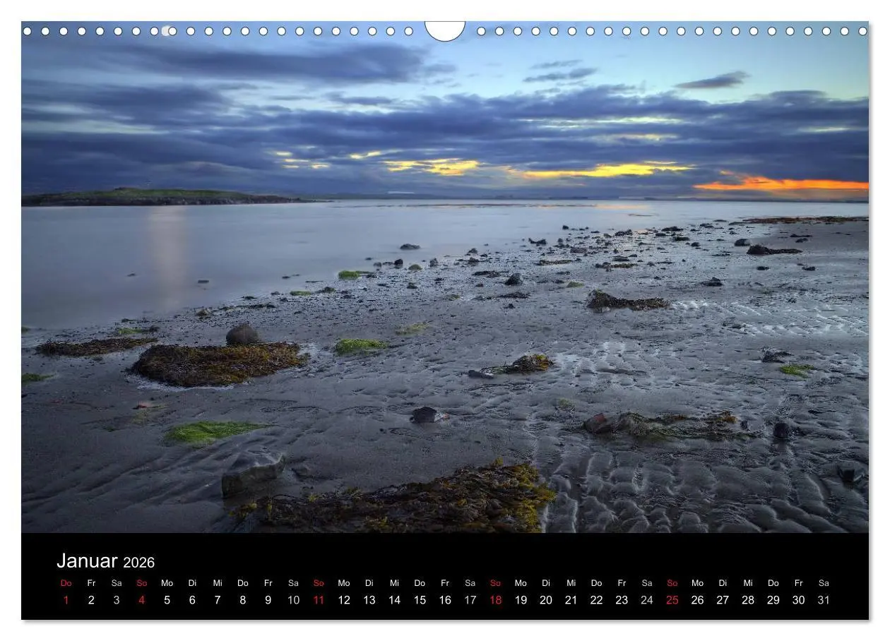 Bild: 9783516139822 | Holy Island - England (Wandkalender 2026 DIN A3 quer), CALVENDO...