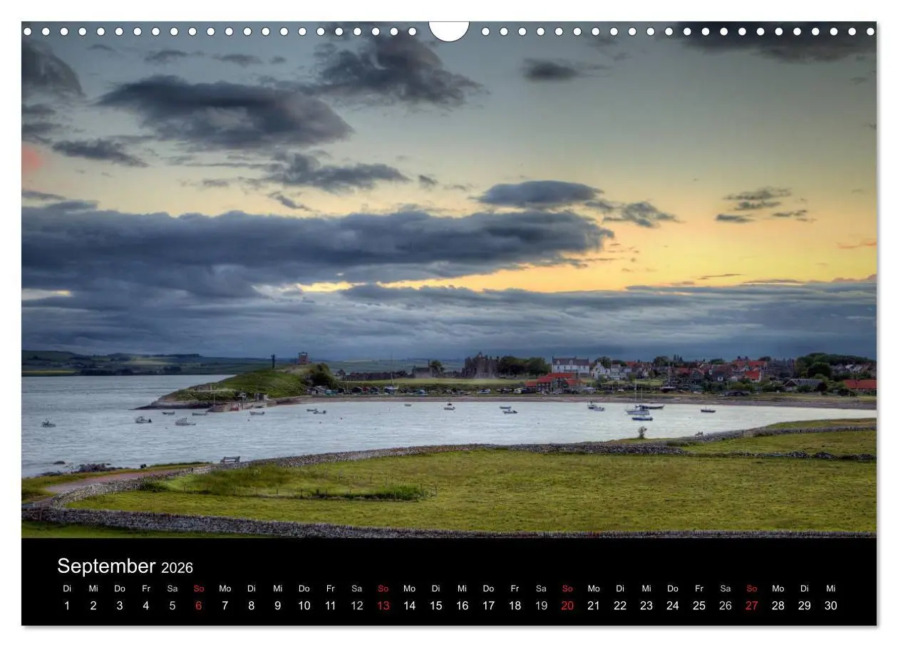 Bild: 9783516139822 | Holy Island - England (Wandkalender 2026 DIN A3 quer), CALVENDO...
