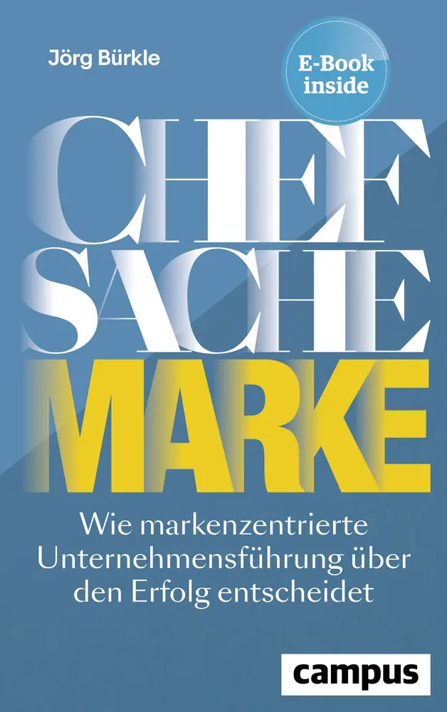 Cover: 9783593509822 | Chefsache Marke | Jörg Bürkle | Bundle | 1 Buch | Deutsch | 2019