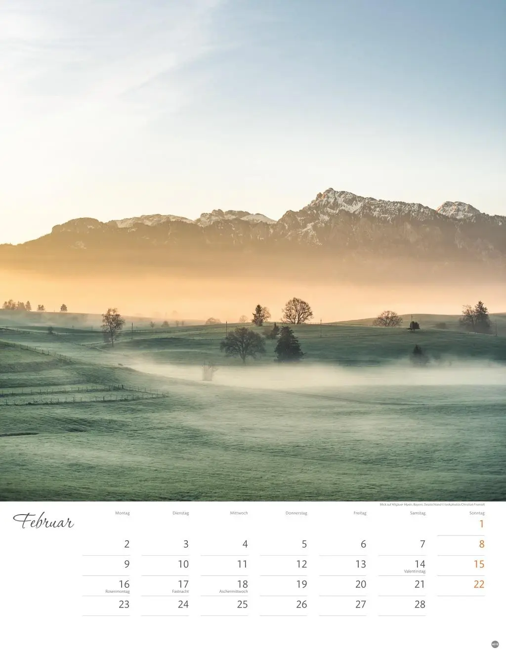 Bild: 9783756409822 | Schönes Alpenland Posterkalender 2026 | Heye | Kalender | 14 S. | 2026