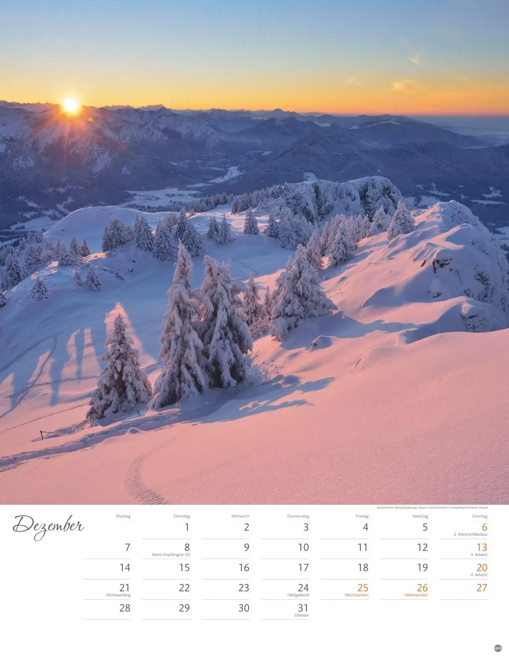 Bild: 9783756409822 | Schönes Alpenland Posterkalender 2026 | Heye | Kalender | 14 S. | 2026