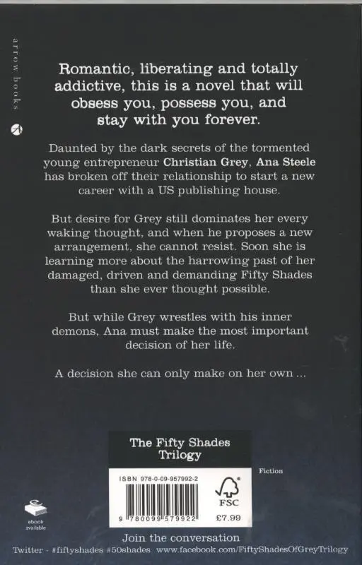 Rückseite: 9780099579922 | Fifty Shades Darker | E. L. James | Taschenbuch | B-format paperback