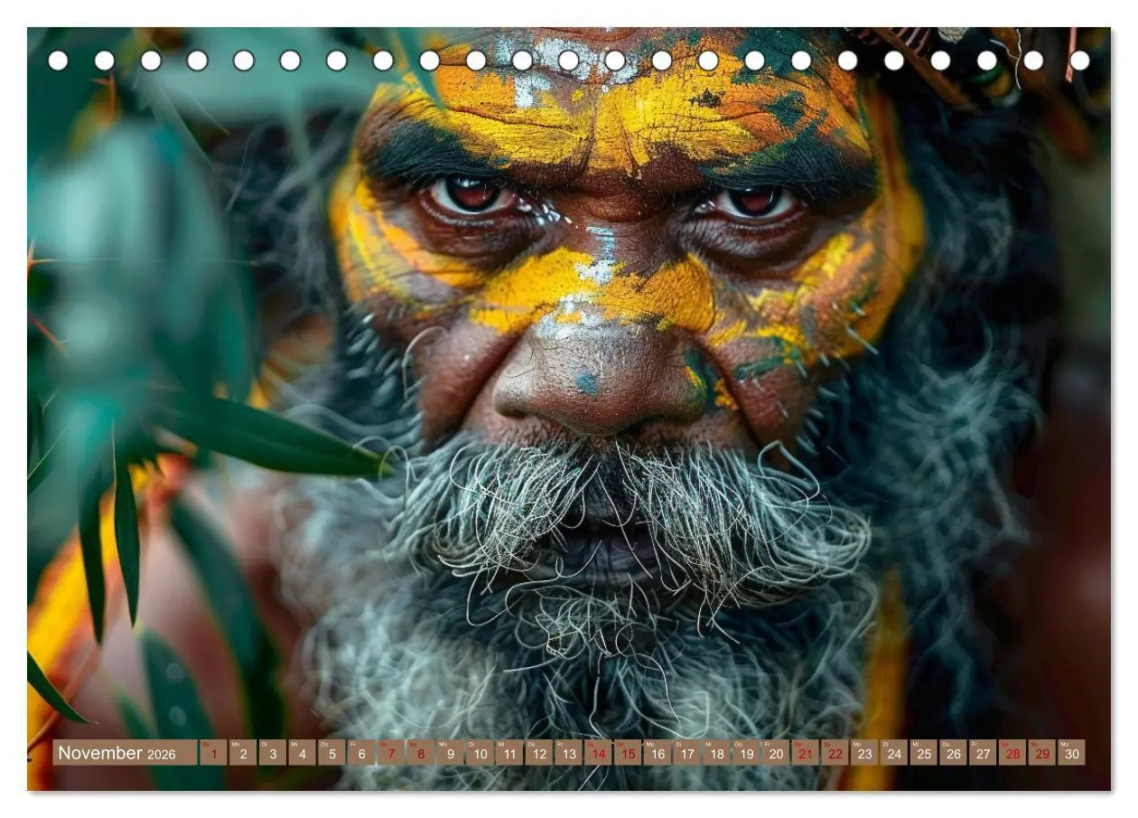 Bild: 9783457419922 | Aborigines - Farben des Outback (Tischkalender 2026 DIN A5 quer),...