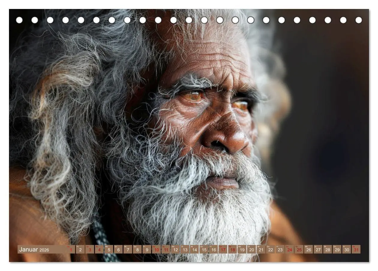 Bild: 9783457419922 | Aborigines - Farben des Outback (Tischkalender 2026 DIN A5 quer),...