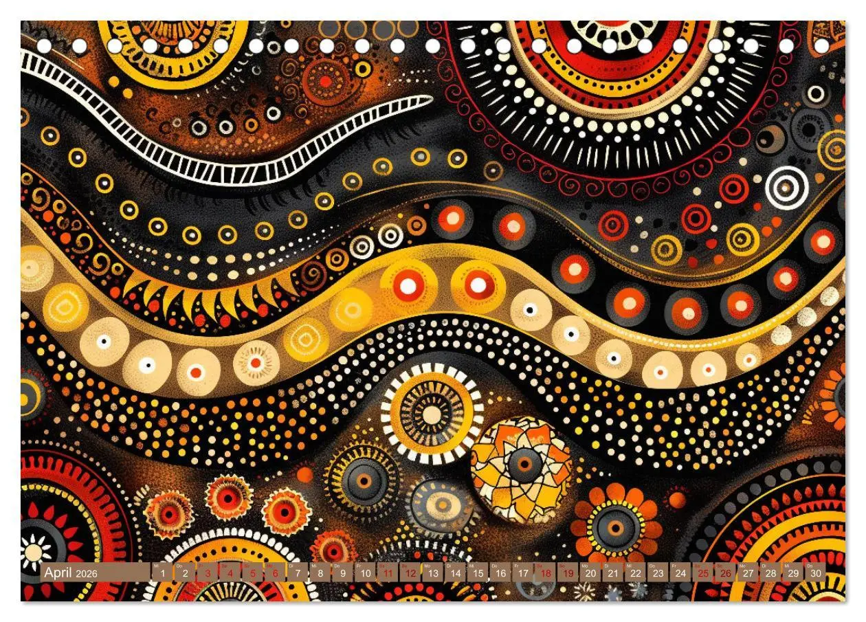 Bild: 9783457419922 | Aborigines - Farben des Outback (Tischkalender 2026 DIN A5 quer),...