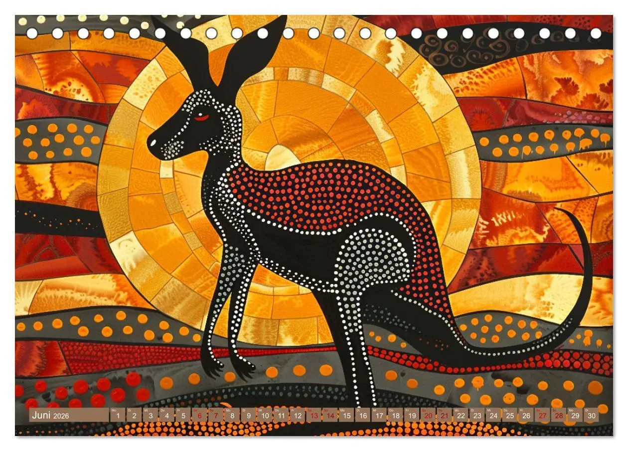 Bild: 9783457419922 | Aborigines - Farben des Outback (Tischkalender 2026 DIN A5 quer),...