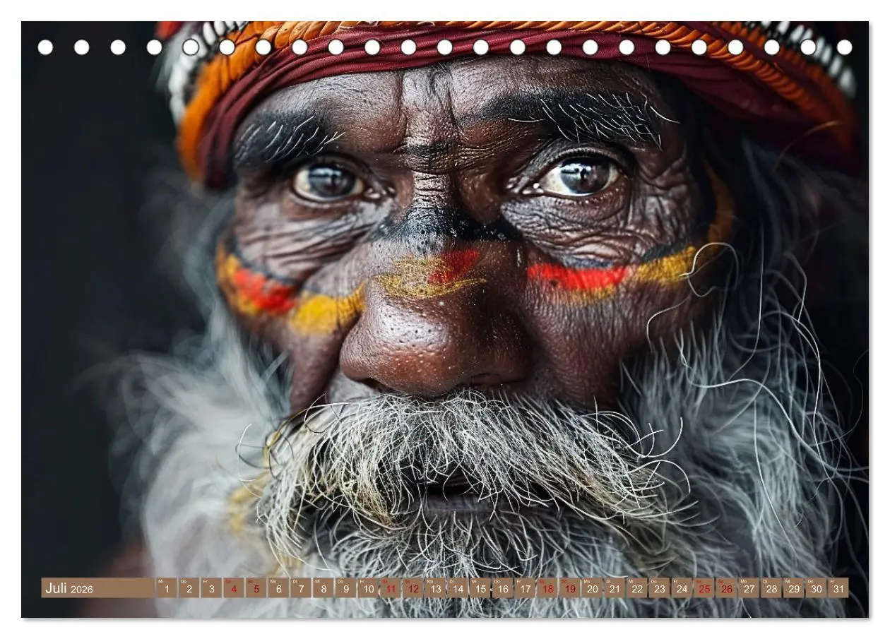 Bild: 9783457419922 | Aborigines - Farben des Outback (Tischkalender 2026 DIN A5 quer),...