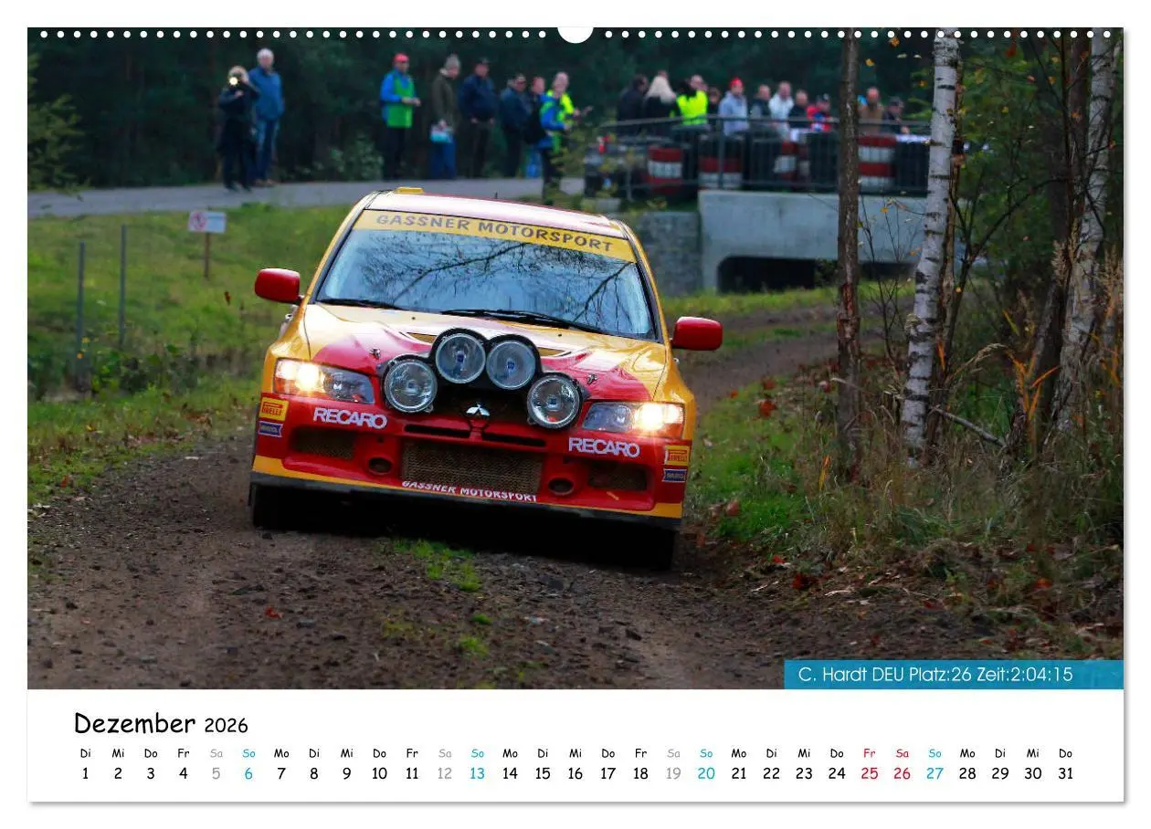 Bild: 9783457729922 | Lausitz-Rallye Kalender (hochwertiger Premium Wandkalender 2026 DIN...