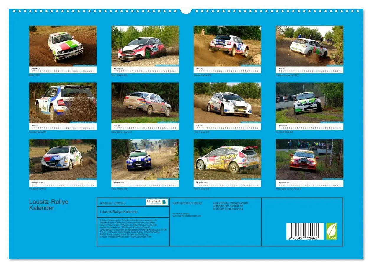 Bild: 9783457729922 | Lausitz-Rallye Kalender (hochwertiger Premium Wandkalender 2026 DIN...