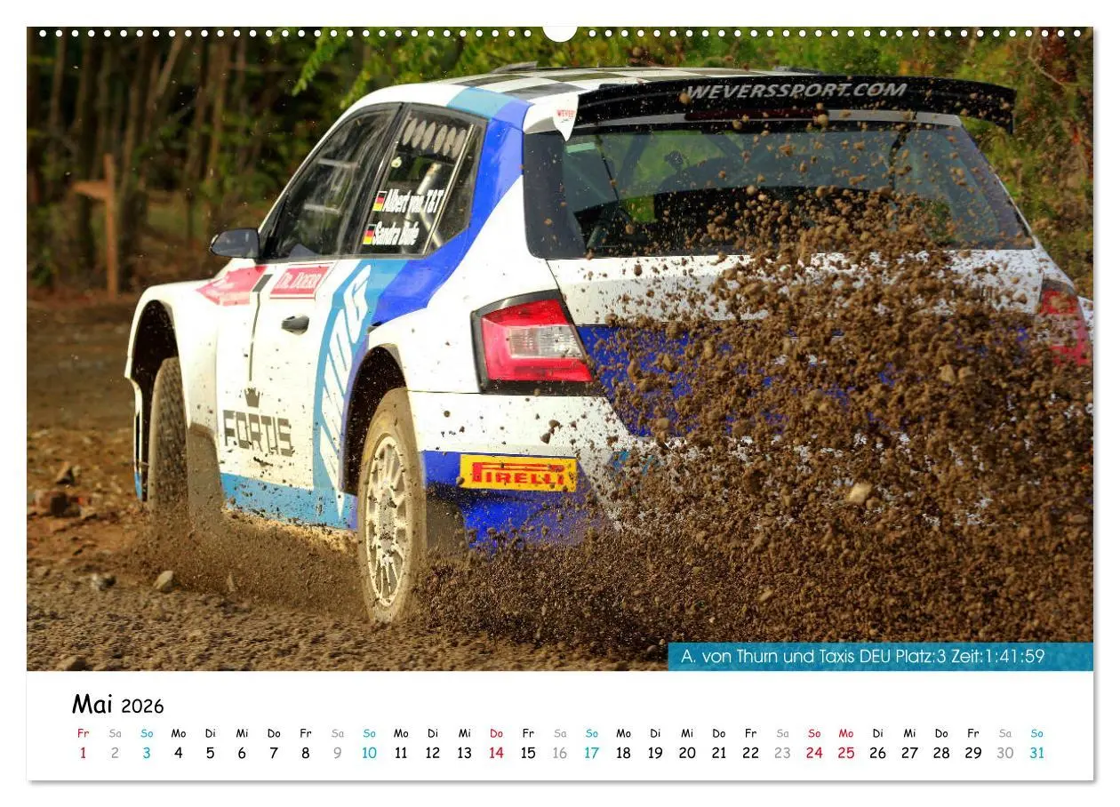 Bild: 9783457729922 | Lausitz-Rallye Kalender (hochwertiger Premium Wandkalender 2026 DIN...