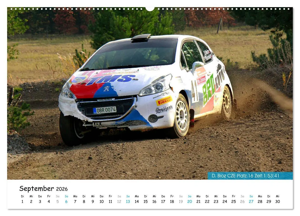 Bild: 9783457729922 | Lausitz-Rallye Kalender (hochwertiger Premium Wandkalender 2026 DIN...