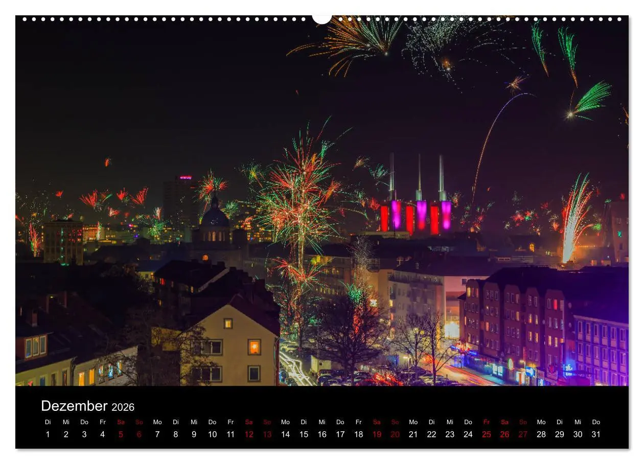 Bild: 9783457899922 | Hannover bei Nacht 2026 (Wandkalender 2026 DIN A2 quer), CALVENDO...