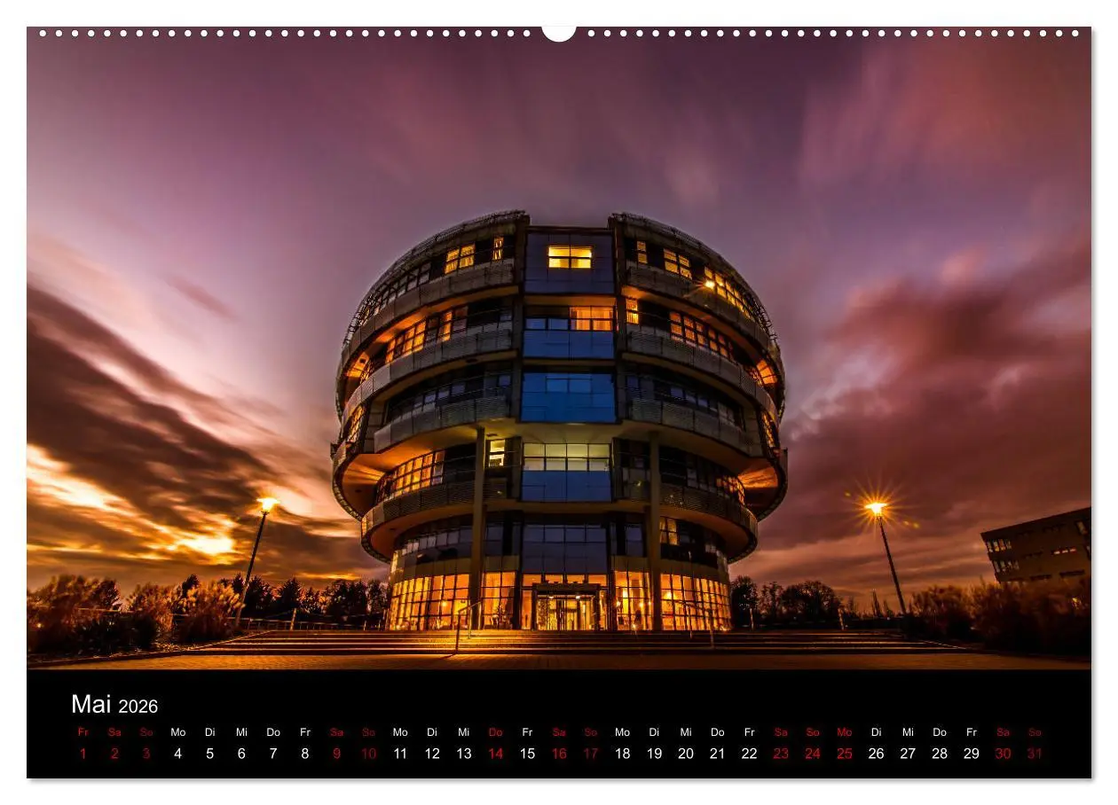 Bild: 9783457899922 | Hannover bei Nacht 2026 (Wandkalender 2026 DIN A2 quer), CALVENDO...