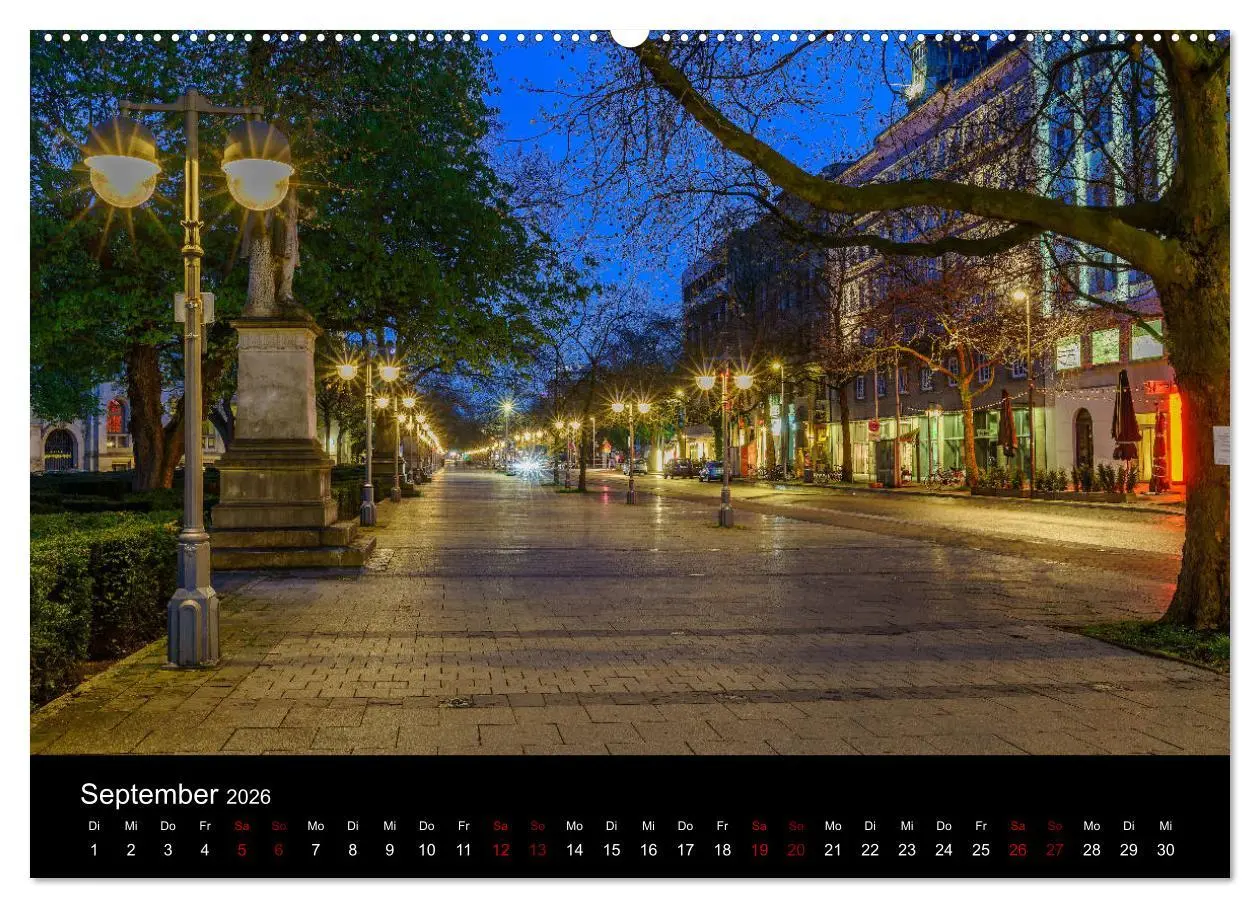 Bild: 9783457899922 | Hannover bei Nacht 2026 (Wandkalender 2026 DIN A2 quer), CALVENDO...