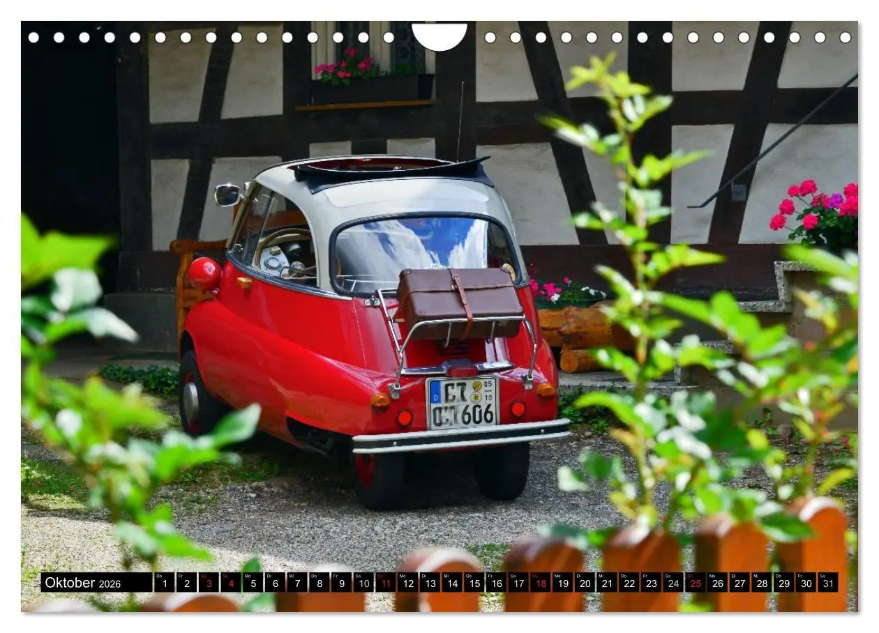 Bild: 9783516129922 | BMW Isetta - Die Knutschkugel (Wandkalender 2026 DIN A4 quer),...