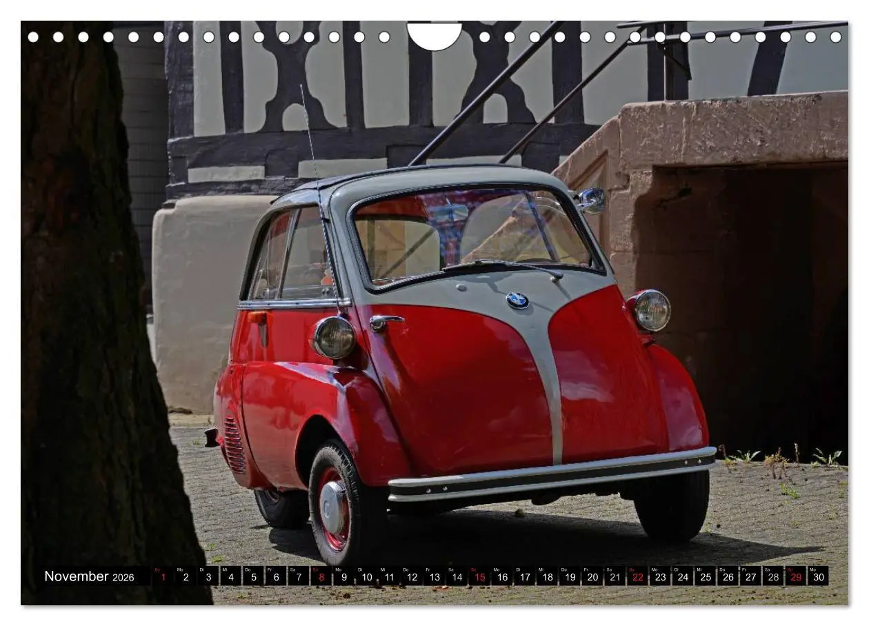 Bild: 9783516129922 | BMW Isetta - Die Knutschkugel (Wandkalender 2026 DIN A4 quer),...
