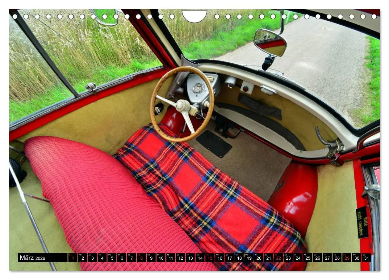 Bild: 9783516129922 | BMW Isetta - Die Knutschkugel (Wandkalender 2026 DIN A4 quer),...