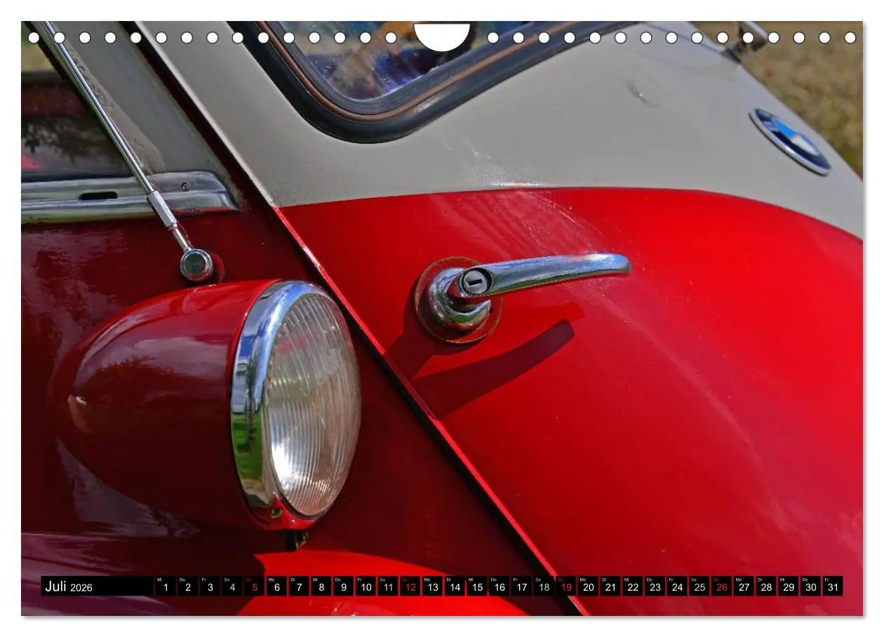 Bild: 9783516129922 | BMW Isetta - Die Knutschkugel (Wandkalender 2026 DIN A4 quer),...
