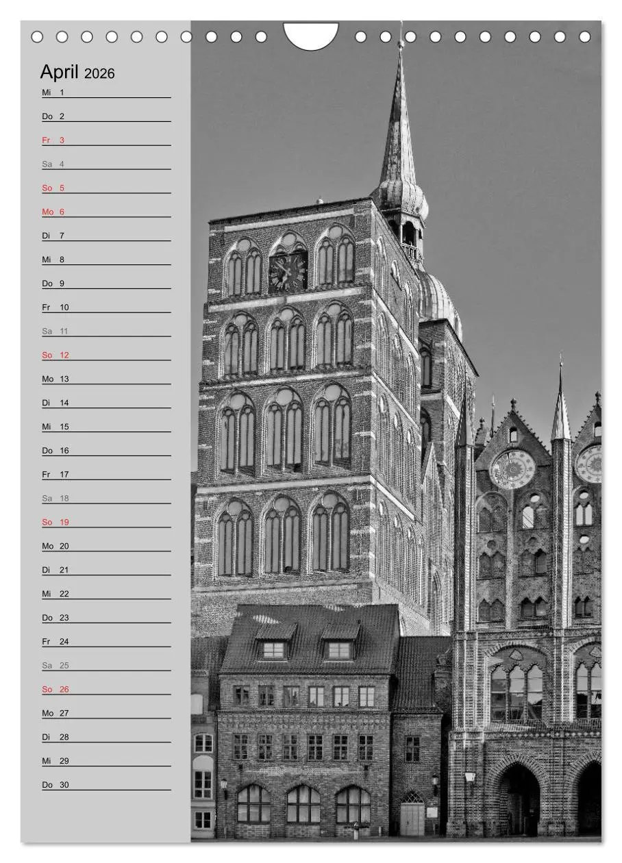 Bild: 9783516439922 | Stralsund. Ein Hauch längst vergangener Zeiten (Wandkalender 2026...