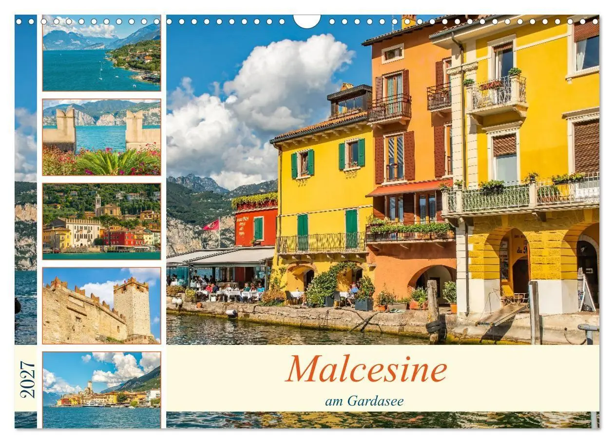 Cover: 9783569219922 | Malcesine am Gardasee (Wandkalender 2027 DIN A3 quer), CALVENDO...