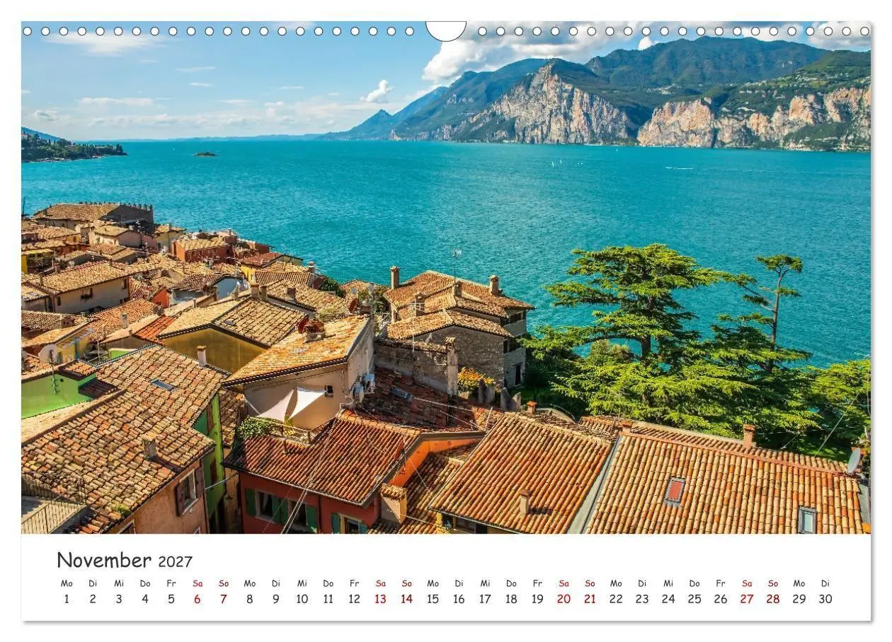 Bild: 9783569219922 | Malcesine am Gardasee (Wandkalender 2027 DIN A3 quer), CALVENDO...