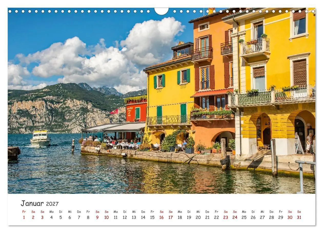 Bild: 9783569219922 | Malcesine am Gardasee (Wandkalender 2027 DIN A3 quer), CALVENDO...