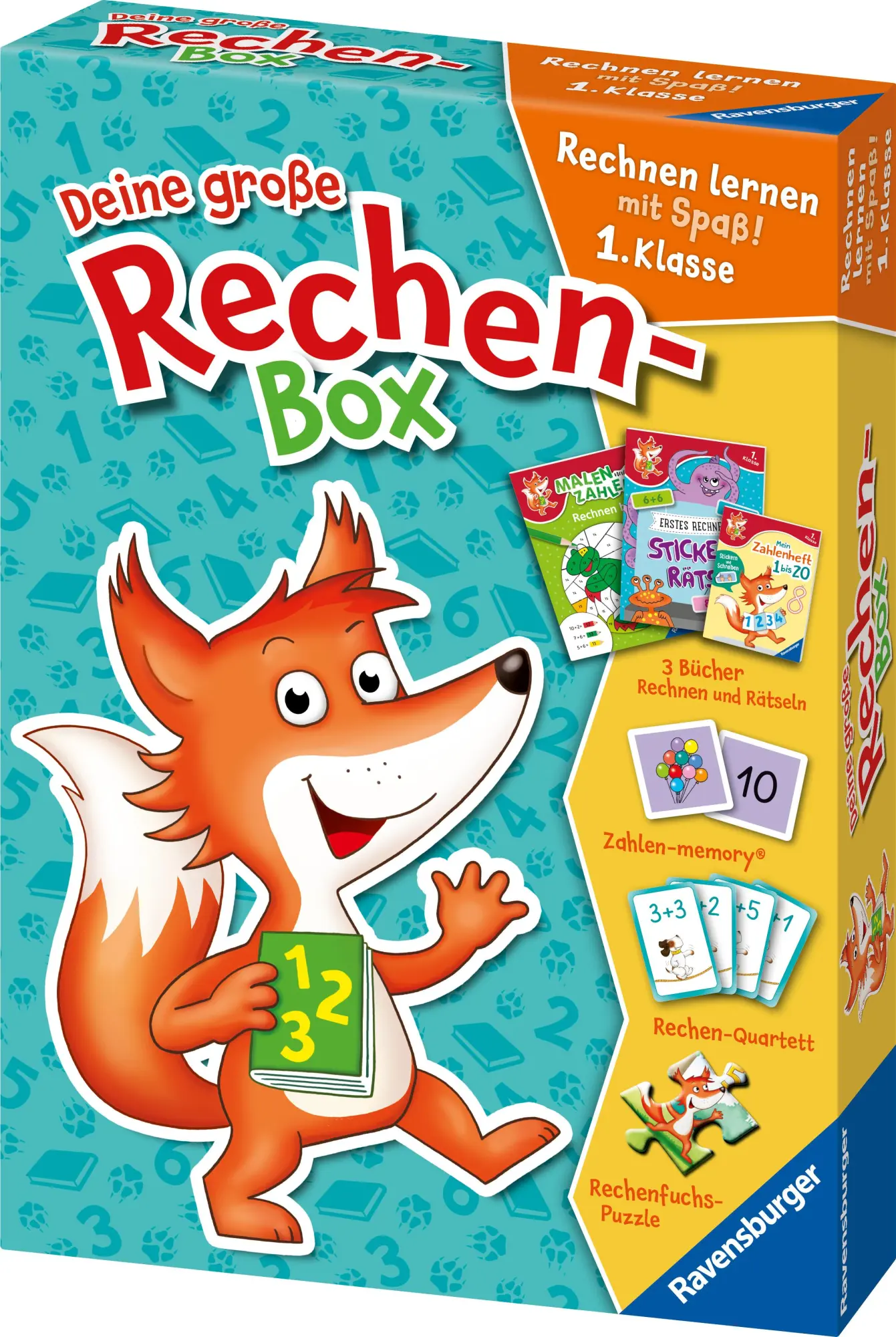 Cover: 4005555380023 | Deine große Rechen-Box 1.Klasse | Kirstin Jebautzke | Taschenbuch