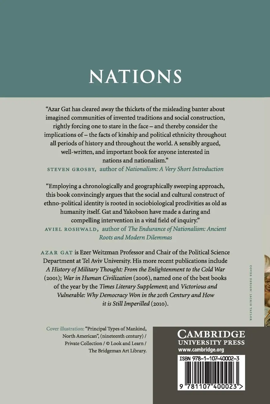 Rückseite: 9781107400023 | Nations | Azar Gat | Taschenbuch | Englisch | 2019 | EAN 9781107400023