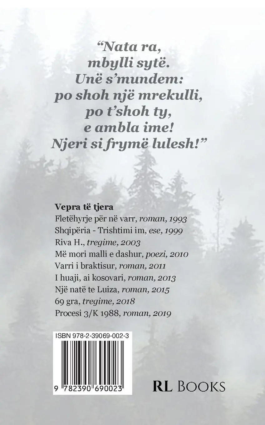 Rückseite: 9782390690023 | Poezi | Arbër Ahmetaj | Taschenbuch | Albanisch | 2022