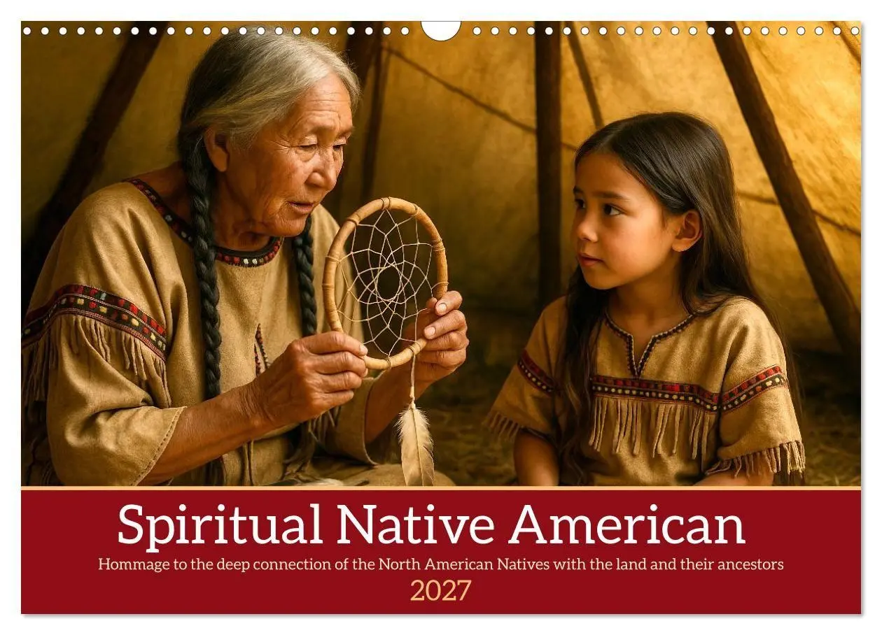 Spiritual Native American (Wall Calendar 2027 DIN A3 landscape), CALVENDO 12 Month Wall Calendar