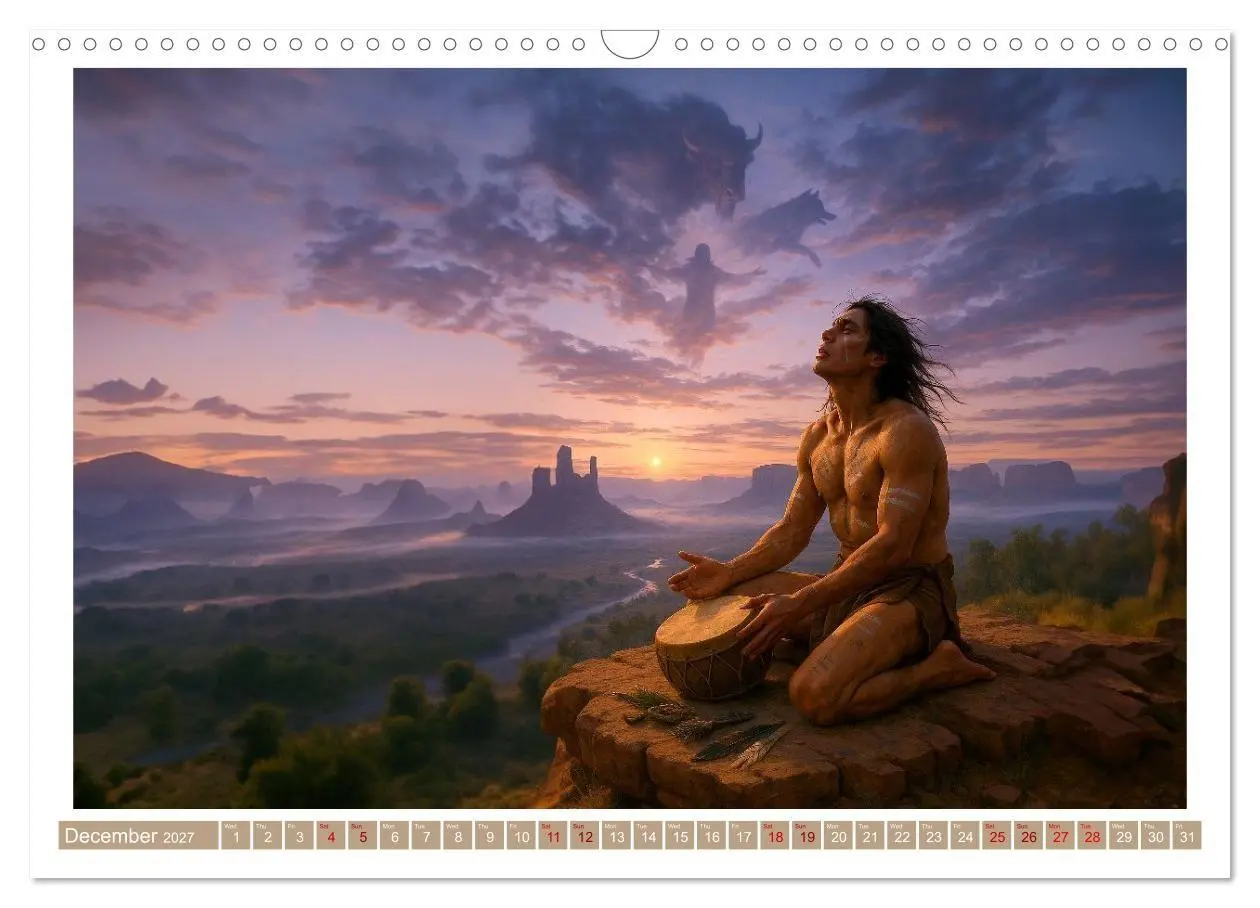 Bild: 9783516930023 | Spiritual Native American (Wall Calendar 2027 DIN A3 landscape),...