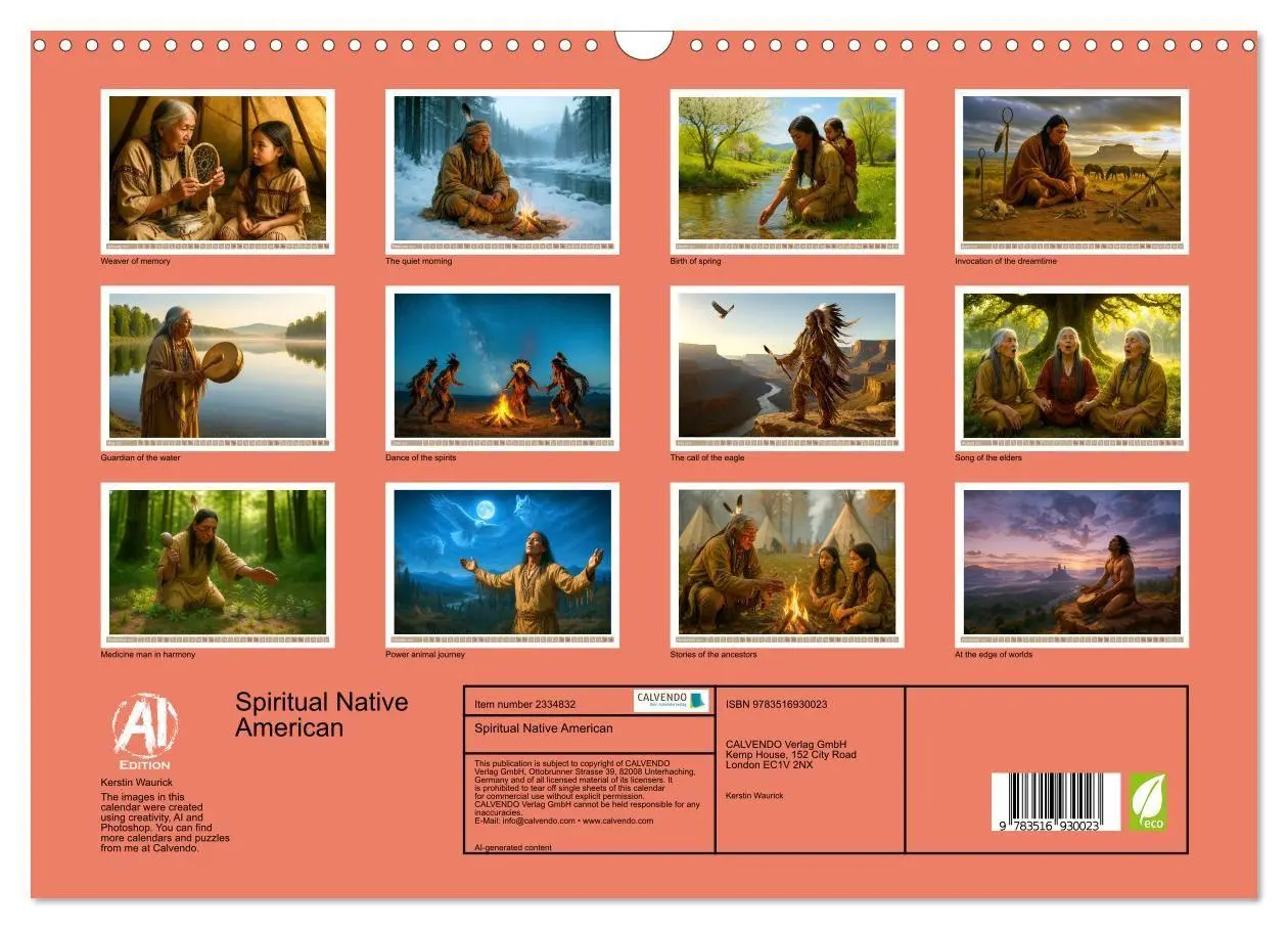 Bild: 9783516930023 | Spiritual Native American (Wall Calendar 2027 DIN A3 landscape),...