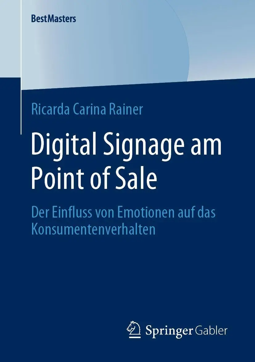 Cover: 9783658290023 | Digital Signage am Point of Sale | Ricarda Carina Rainer | Taschenbuch