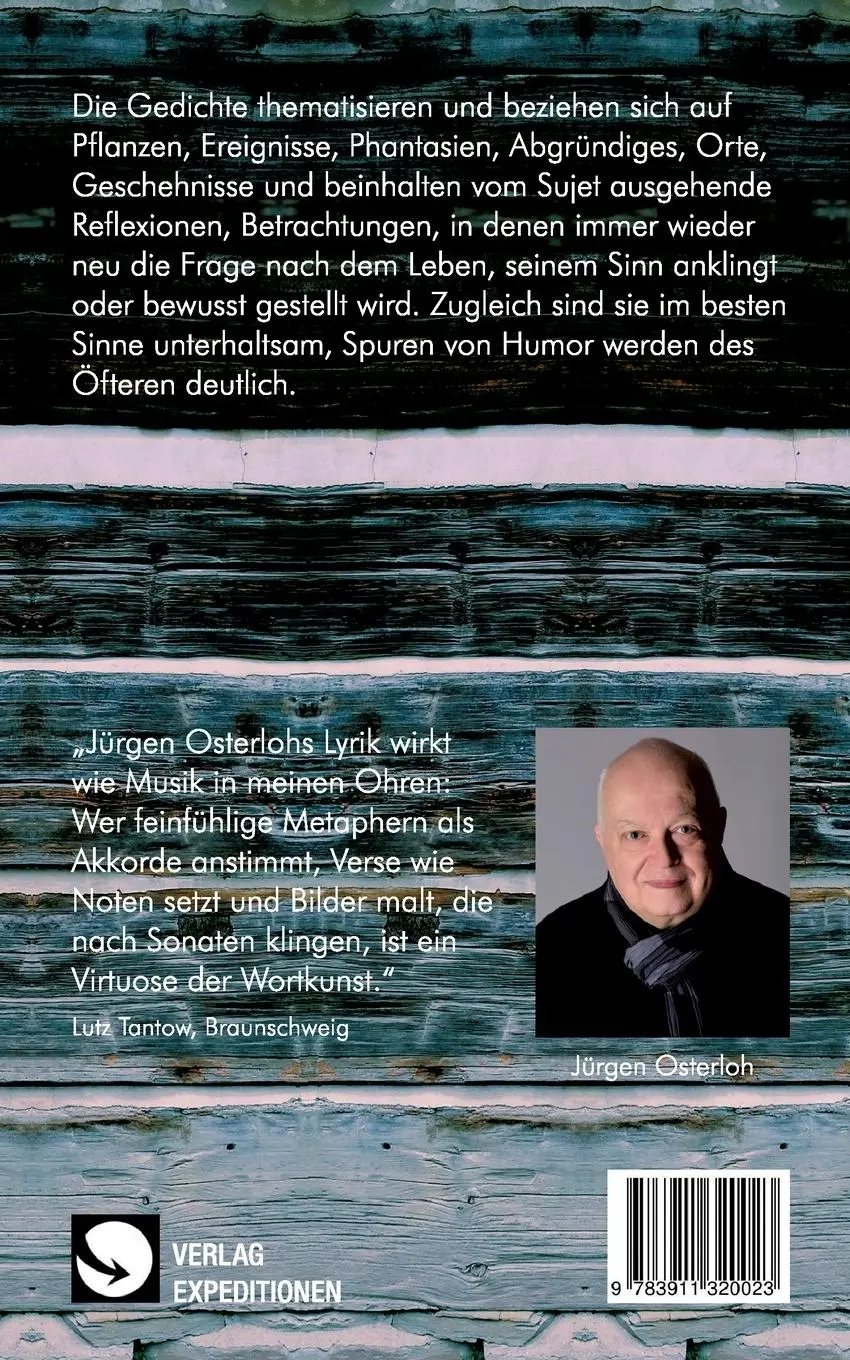Rückseite: 9783911320023 | Das Fenster rechts | Gedichte | Jürgen Osterloh | Taschenbuch | 104 S.