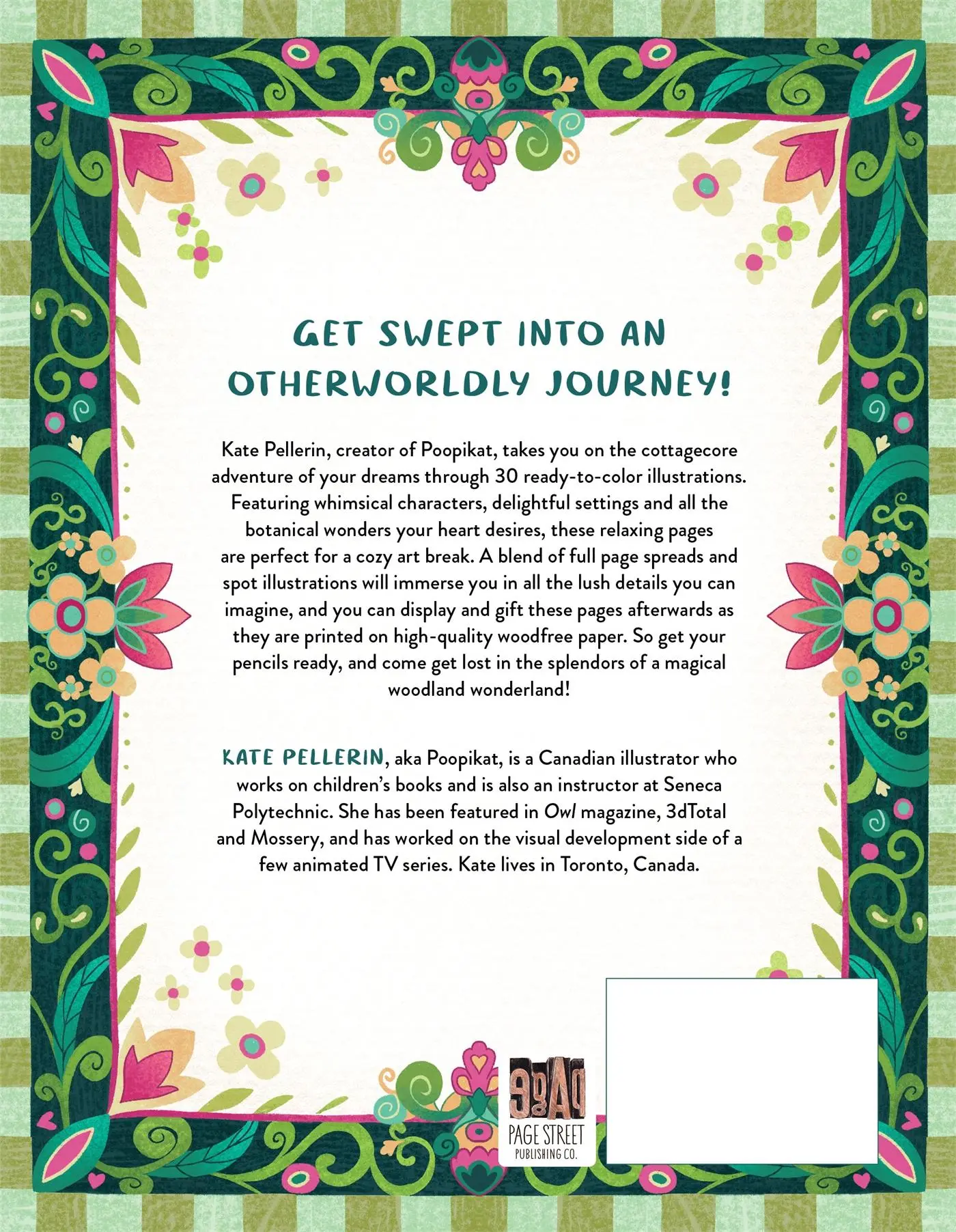 Rückseite: 9798890030023 | Magical Woodland Coloring Book | Kate Pellerin | Taschenbuch | 2024